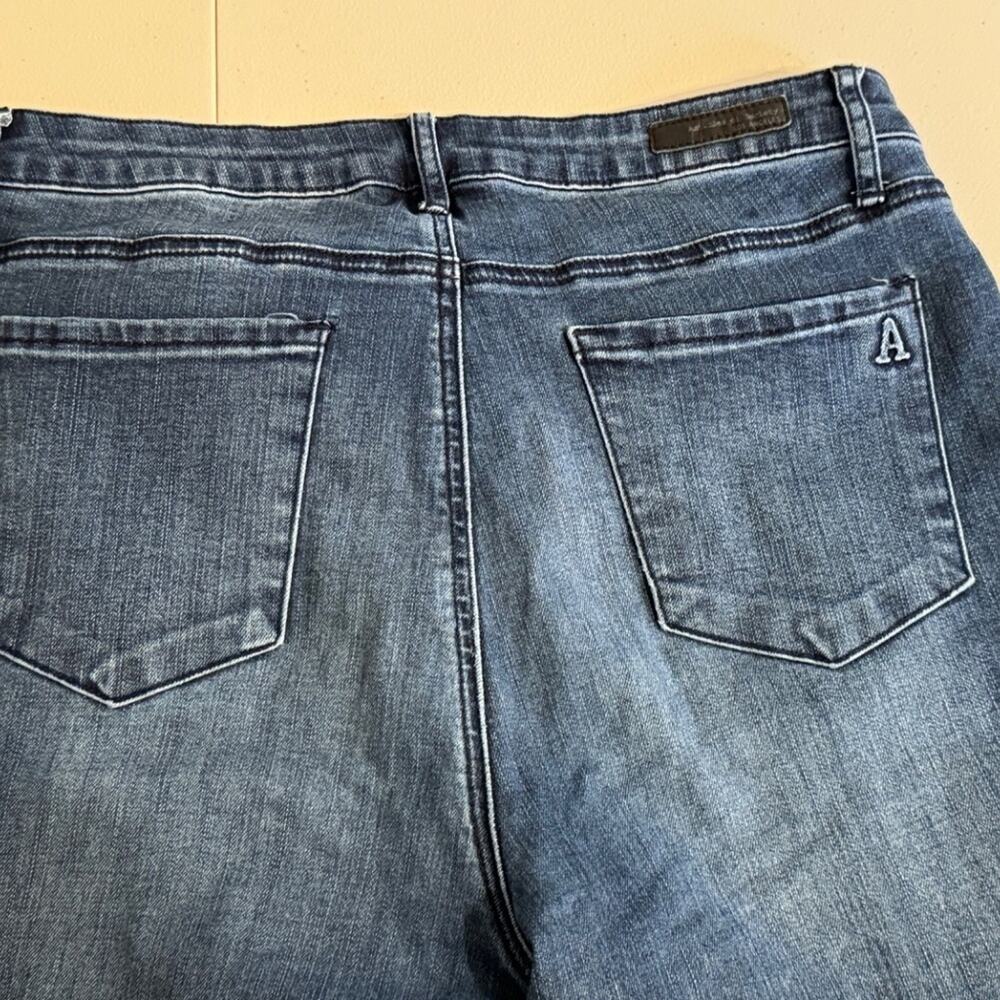 Articles of Society jeans released hem denim vertical seamed  Sz 30 US 10 - Picture 6 of 12